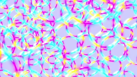 Animation of Rings in the Background. Stock Footage 295776767