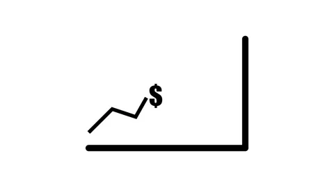 Animation of rising dollar currency value Stock Footage 318122035