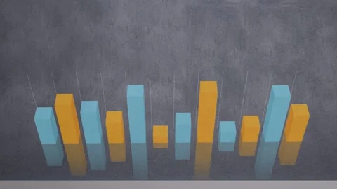 Animation of rising number counting to over grey interface processing data on Stock Footage 328154258