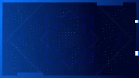 Animation of rotating blue square scope ... | Stock Video | Pond5