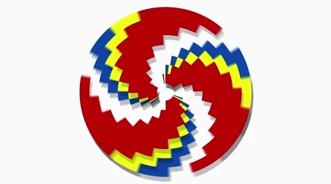 Animation of rotating sectors Stock Footage 47085096