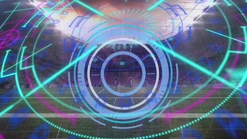 Animation of rotating security system ov... | Stock Video | Pond5