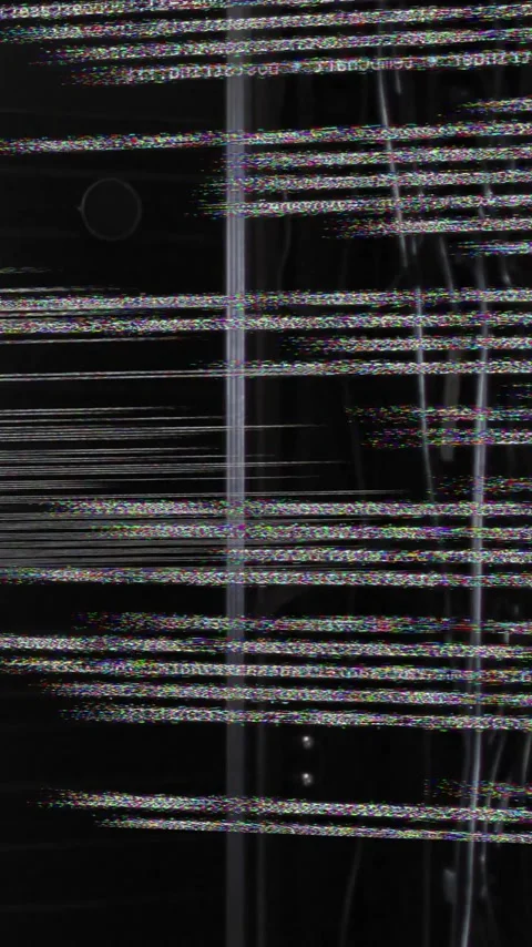 Animation of rotating shapes and data processing over computer servers Stock Footage 319925984