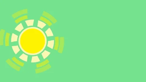 Animation of rotating sun Stock Footage 252011082