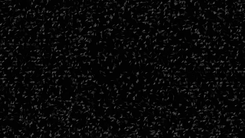 Animation of rotation of abstract anthracite triangles on a black background. Stock Footage 126587936