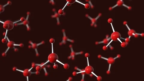 Animation rotation of model molecule Stock Footage 82819006
