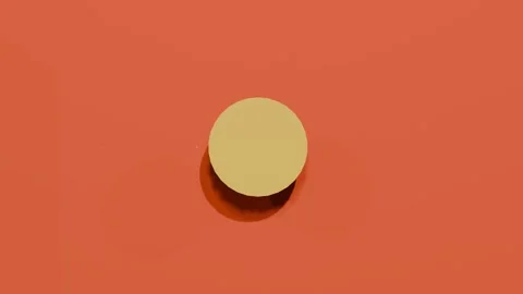 Animation round transitions of different colors Stock Footage 281867259