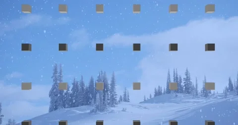 Animation of rows of cubes pattern and c... | Stock Video | Pond5