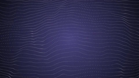 Animation of rows of several dots forming a grid moving in hypnotic motion on a  Stock Footage 153039912