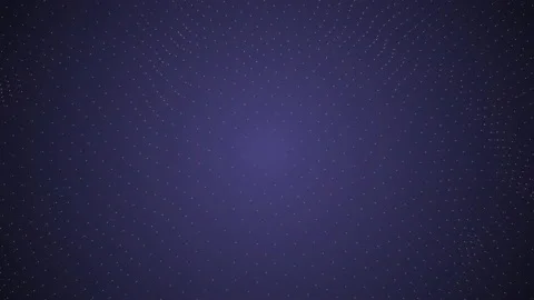 Animation of rows of several dots forming a grid moving in hypnotic motion on a  Stock Footage 153045420