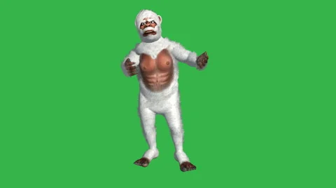 ANIMATION - Russian Yeti talking 스톡 동영상 46739867