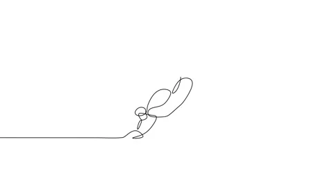 Animation of sad man feeling desperate and stress about his life Stock Footage 227514626