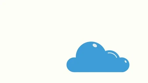 Animation of safe online cloud data storage Stock Footage 77073520