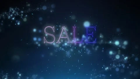 Animation of sale over dots blinking on navy background Stock Footage 330113646