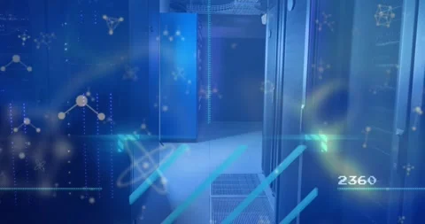 Animation of scanner and molecular struc... | Stock Video | Pond5