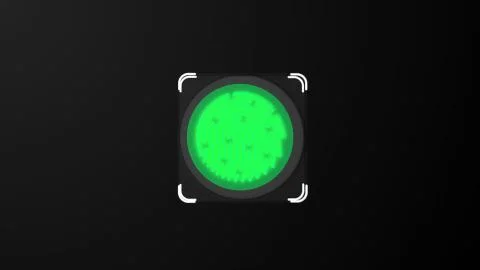 Animation of scanning and analysis biometric data from fingerprint. Animation of Stockillustratie