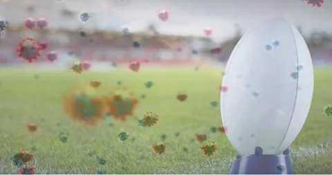 Animation of scared emoji icon over falling confetti on white background Stock Footage 325773867