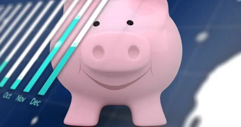 Animation of scared emoji icon over digital tunnel on blue background Stock Footage 330290858