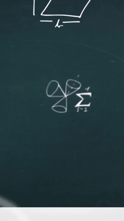 Animation of school items icons over mathematical equations Stock Footage 344284366