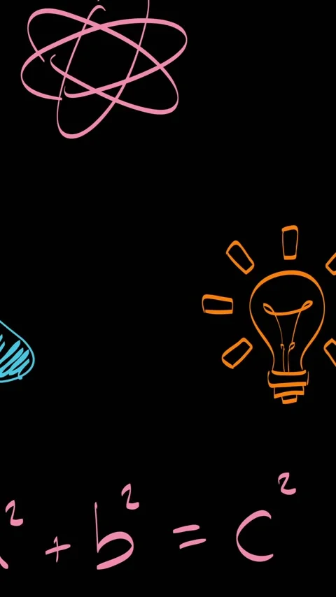 Animation of scientific data processing and icons over black background Stock Footage 343739546