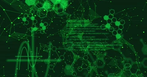 Animation of scientific data processing ... | Stock Video | Pond5