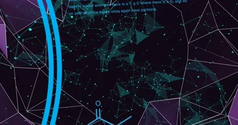 Animation of scientific data processing ... | Stock Video | Pond5