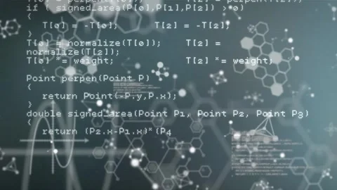 Animation of scientific data processing ... | Stock Video | Pond5