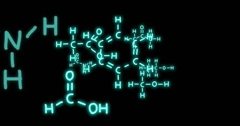 Animation of scientific data processing over black background Stock Footage 328707443