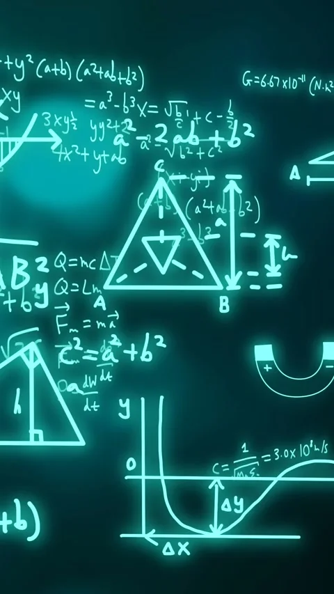 Animation of scientific data processing over glowing light background Stock Footage 343640920