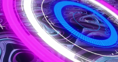 Animation of scope scanning and data pro... | Stock Video | Pond5