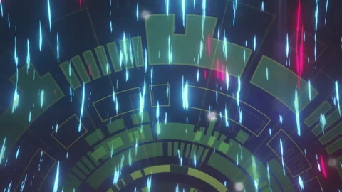 Animation of scope scanning and light tr... | Stock Video | Pond5