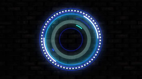Animation of scope scanning and spinning... | Stock Video | Pond5