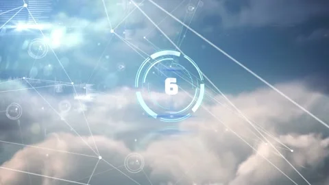 Animation of scope scanning with countdo... | Stock Video | Pond5