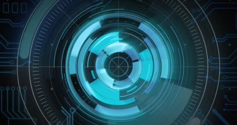 Animation of scope scanning, data proces... | Stock Video | Pond5