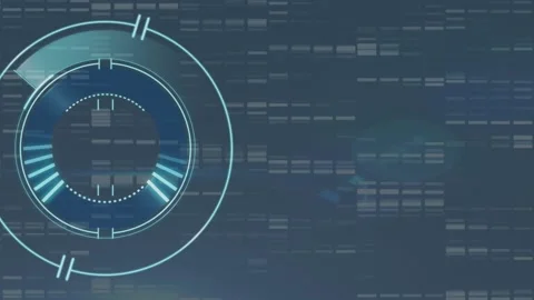 Animation of scope scanning data processing Video stock 329579184