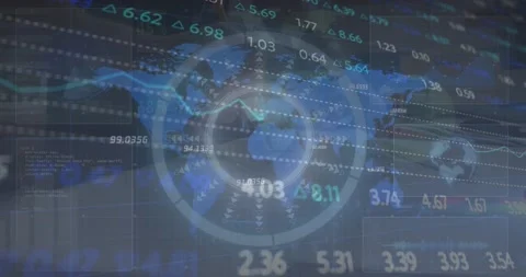 Animation of scope scanning with network... | Stock Video | Pond5