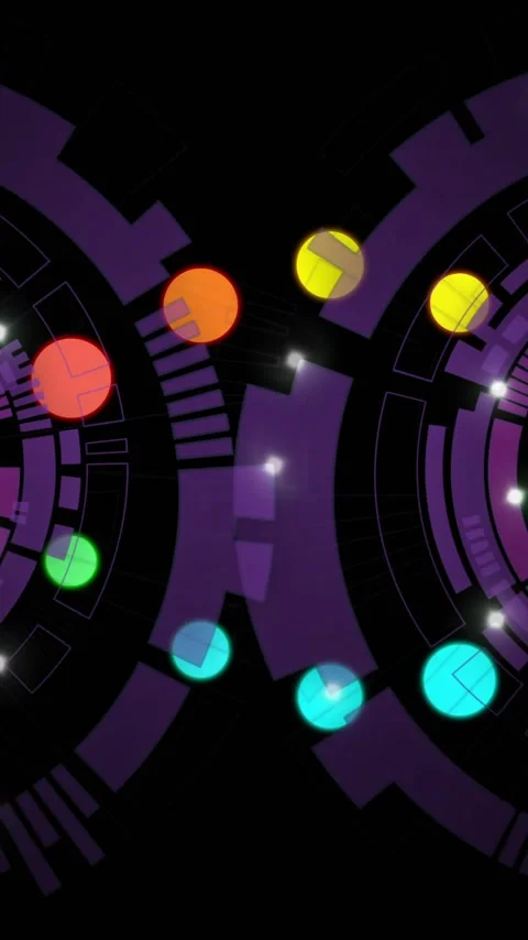Animation of scope scanning over colourful dna strand 库存影片 344012138