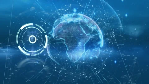 Animation of scope scanning over network... | Stock Video | Pond5