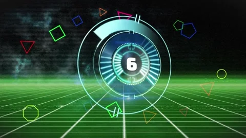 Animation of scope scanning over network... | Stock Video | Pond5