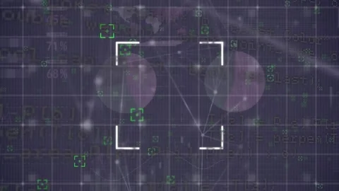 Animation of scope scanning over network... | Stock Video | Pond5