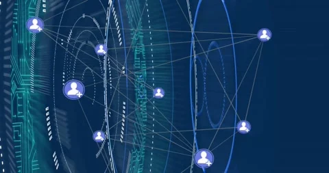 Animation of scope scanning over network... | Stock Video | Pond5