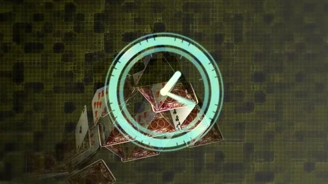 Animation of scope scanning with playing... | Stock Video | Pond5