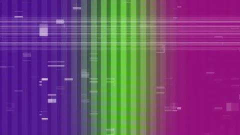 Animation of scrambled TV against grid pattern on tricolor background Stock Footage 105233991