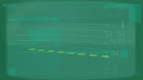 Animation of screen with glitch dna binary code and data processing Stock Footage 328529660