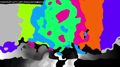 Animation of screen with interference on... | Stock Video | Pond5