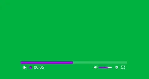 Animation of screen with play button and digital interface on transparent Stock Footage 318201778