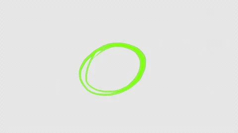 Animation of scribble cartoon abstract elements alpha channel Stock Footage 250223353