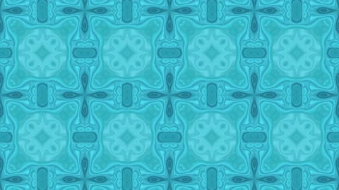 Animation Seamless Kaleidoscope pattern colorful background Vídeos de archivo 196551759