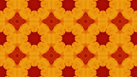 Animation Seamless Kaleidoscope pattern colorful background Vídeo Stock 196552983