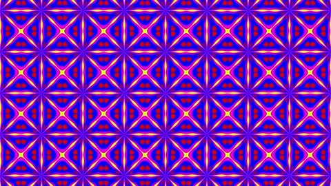 Animation Seamless Kaleidoscope pattern colorful background 動画素材 196557715